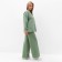 Women's costume (sweatshirt/pants), olive color, size 42