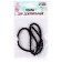 Beads made of natural stone "Black agate" set of 90 pcs., Size 1 pc. - 4 mm