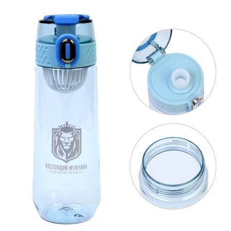 Water bottle, 750 ml, "real man"