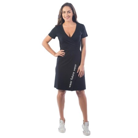 Dress with smell, size 46, black color