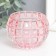 Glass "Bogok" D-4.5 cm pink 7.5x7.5x6 cm