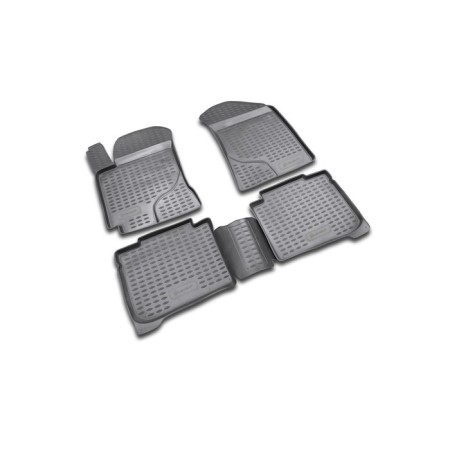 Rugs in the cabin Kia Cerato 2004-2009, 4 pcs. (polyurethane)
