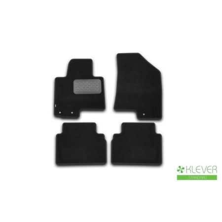 Rugs in the cabin Klever Standard Kia Sportage 2010-2016, implement., 4 pcs. (textile)