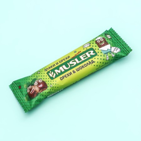 Musley Musler Banks with chocolate, 30 g