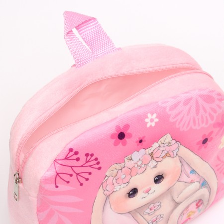 Baby backpack for the girl "Cute Bunny"-5