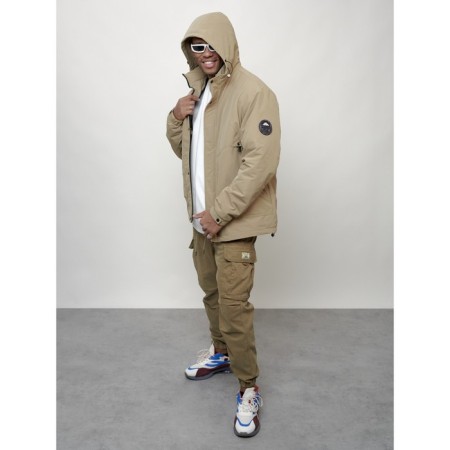 Male spring jacket, size 48, beige color-11