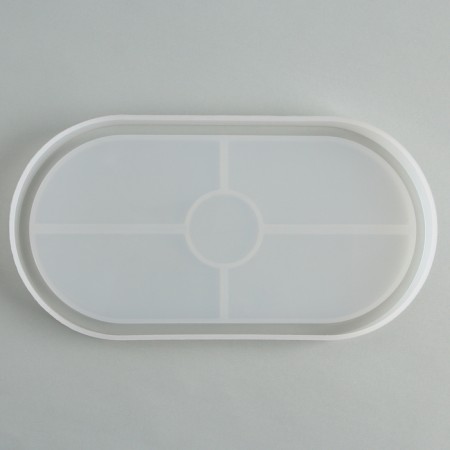 Set for creating a gypsum pallet with paints "Oval"-3