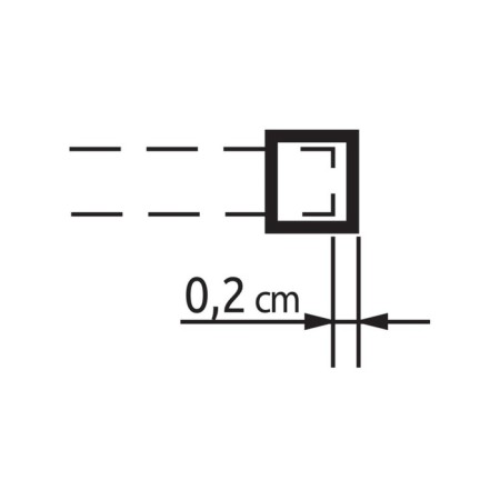 Tip "plug", d = 20 cm, color chocolate-1