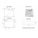 Sink My Space Twin 60 5231500, above the washing machine, with brackets, siphon, white