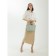 Bag Female Tout with zipper, green color