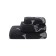 Terry towel Bones, size 30x50 cm, black color