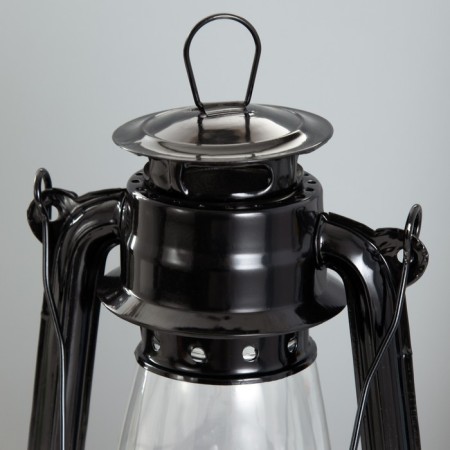 Kerosene lamp decorative black 14x18x30 cm risalux-3