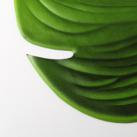 Serving napkin on the table "Tropics", 46 × 42 cm, green color-2