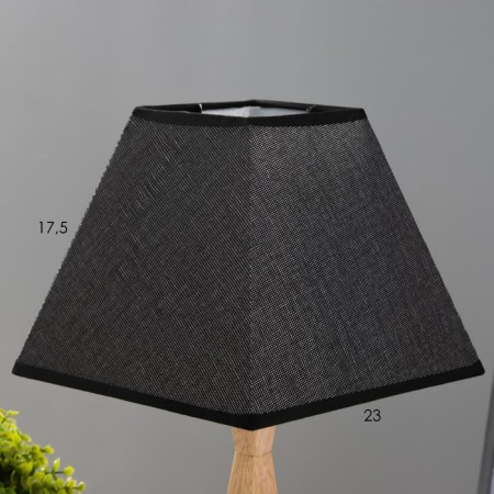 Board Lamp "Finn" E27 40W Black 23x23x41 cm Risalux-2