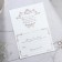 Wedding invitation "To our wedding" (gold color), 18.4 x 13 cm
