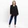Women's jacket Minaku: classic color black, rr 56