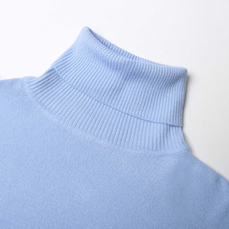 Turtleneck female color blue, size One size (46-50)-6