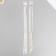 Wire for creativity "Blumentag" 1.6 mm, 12 pcs, 40 cm, in a plastic braid, white