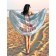 Pareo and beach rug "Surfing in California", D = 150 cm