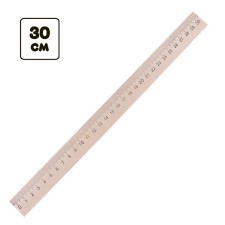 Wooden line 30 cm, (without shk)