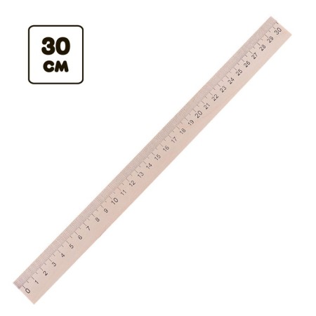Wooden line 30 cm, (without shk)