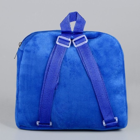 Baby plush backpack for the boy "Tractor", 23 × 23 × 7 cm-4