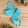 Body massager "Warrous", turquoise, 11x70cm