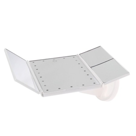 Mirror Luazon KZ-07, backlight, 30 × 18 × 7 cm, 22 diodes, 4haaa, (not in the kit), white-5