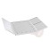 Mirror Luazon KZ-07, backlight, 30 × 18 × 7 cm, 22 diodes, 4haaa, (not in the kit), white