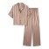 Female set (shirt, trousers) KAFTAN SILK "strip" size 44-46, powder