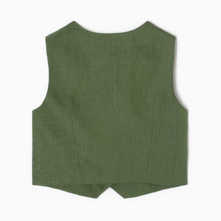 Women's vest MIST LINEN, p. 46, green-6