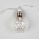Garland “thread” 3 m with nozzles “ball bulbs”, ip20, transparent thread, 80 LED, glow blue, 8 modes, 220 V