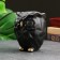 Pigger "Owl Origami" Black, 12x10x14cm