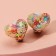 Clips children's "chosen" heart, colored