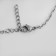 Bracelet Ceramics "Goom", black and white color in silver