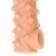 Kokos nozzle is realistic with additional stimulation, TPE, bodily, 12 cm