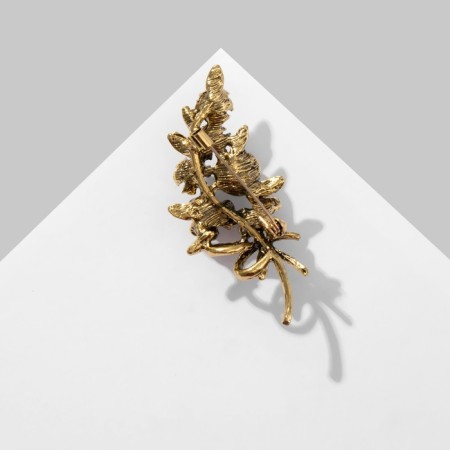 Book "Bouquet" with tourmaline, colored in black gold-1