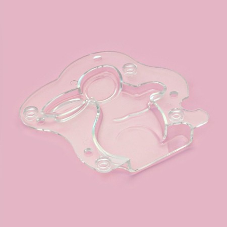 Mold "Rabbit", 13.5 × 13 cm, the color is transparent-3