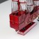 Souvenir Small Small Vincelot, sides red tree, white sails, 4 × 20 × 20 cm