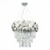 Suspension lamp ST LUCE. SL1232.103.06. Casorta. 6x60 watts, E14, 48x48x62 cm, chromium color