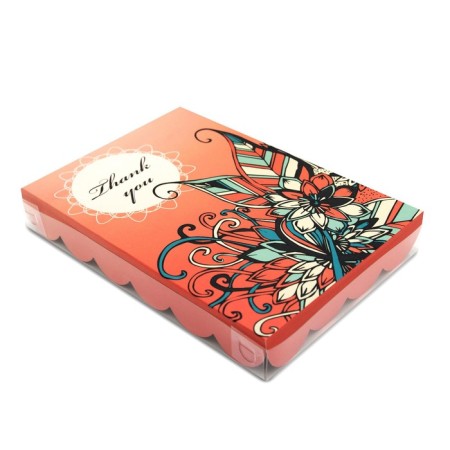 Box for cookies, "thank you", 22 x 15 x 3 cm-1