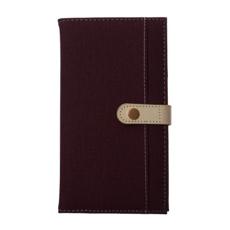 The diary is low, PVC cover, A6 format, 140 sheets in a cage, on a button, with a pocket, mix-1