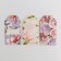 A set of satin ribbons "Pion" 14 x 19 cm, 3 pcs.