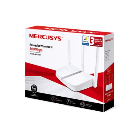 Wi-Fi Router Mercusys MW305R V2, 300 Mbps, 3 ports 100 Mbps/s 3377425-3