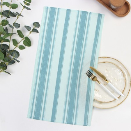 Towel 35x60cm strip, blue, waffle, 120 g/m2, cotton 100%