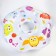 Inflatable circle on the neck for swimming babies OWL, "birds"