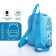 Baby backpack on lightning, blue color