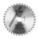 Disk of tundra wood, standard cut, 230 x 32 mm (rings at 22.20.16), 36 teeth