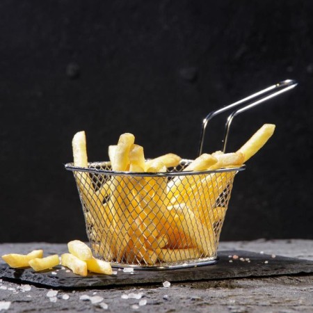 Basket for potatoes FRI DOLAIN "Quadro", 10 × 8.5 × 6 cm, small mesh-1