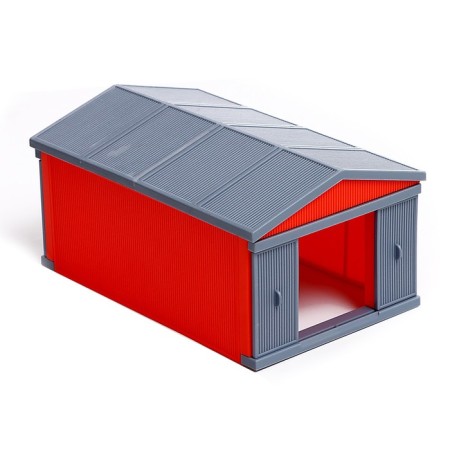 Game set "Farm", tractor, shed and animals, mix-10